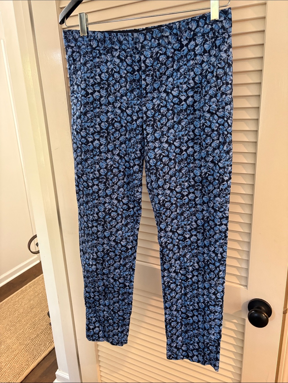 Banana Republic Blue Floral Jeggings